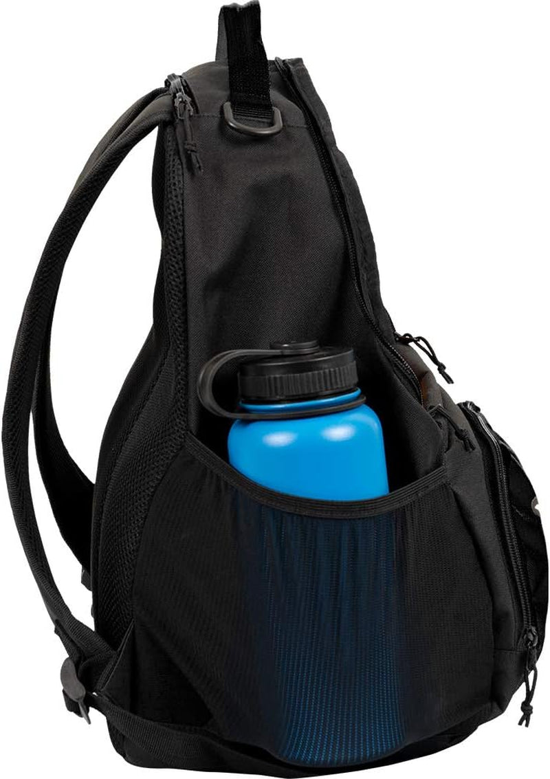 Cadet Disc Golf Bag - 17+ Discs Capacity - Beginner Disc Golf Accessories for Men - USA Business & Support - Includes Accessories Pouch & Water Bottle Holder - Lightweight & Durable