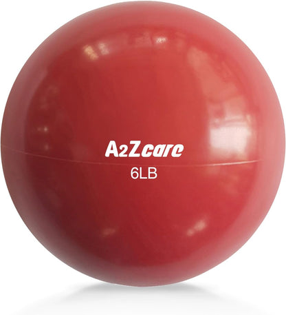Toning Ball - Weighted Toning Exercise Ball - Soft Weighted Medicine Ball for Pilates, Yoga, Physical Therapy and Fitness